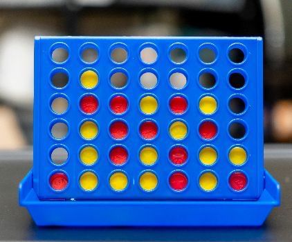An image of the board used for connect four - Kaldan Samudra Palace